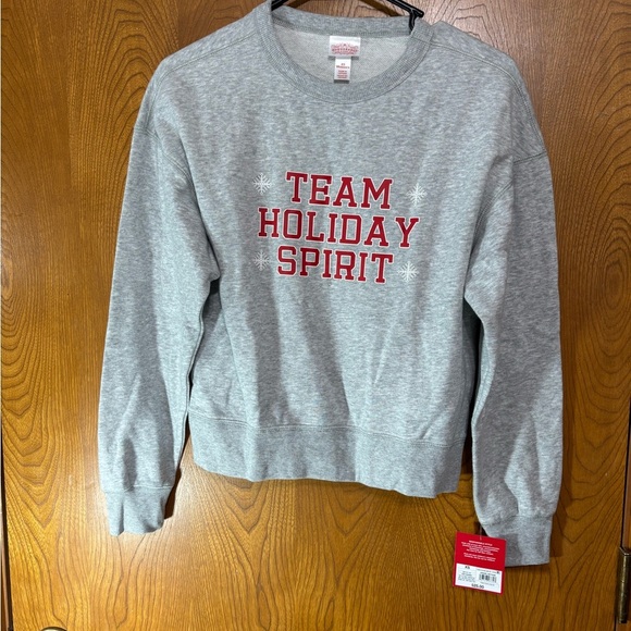 Wondershop (Target) Gray Holiday Spirit Sweatshirt - Picture 1 of 6